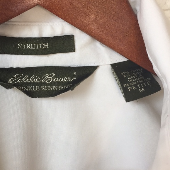 Eddie Bauer white cotton shirt - Picture 2 of 4